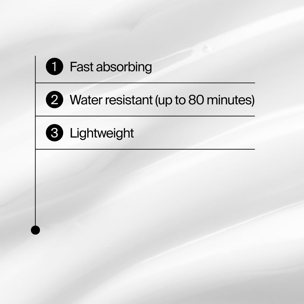 Neutrogena lotion texture close-up illustrating fast absorption benefit