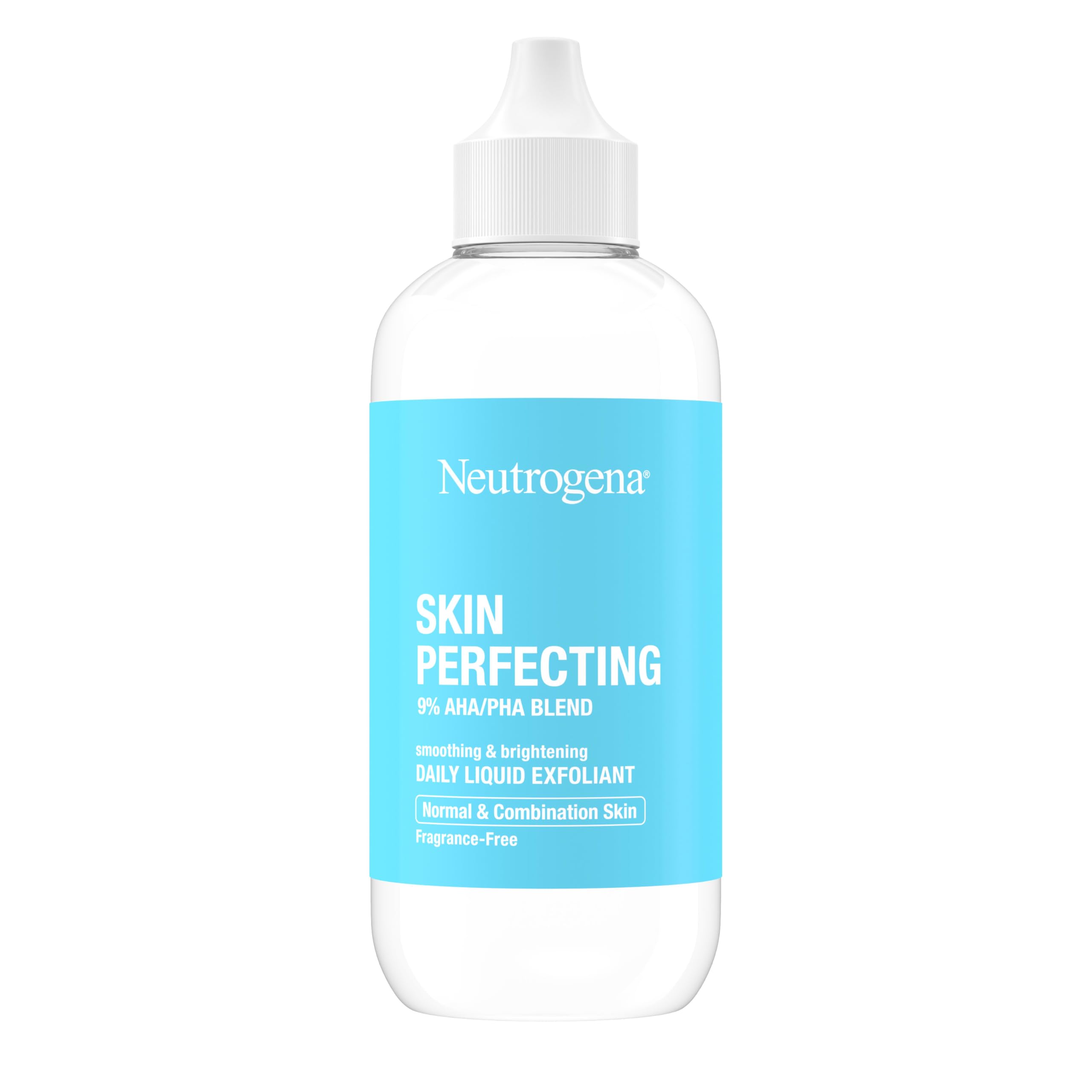Neutrogena close-up of cap and nozzle highlighting precise dispensing benefit