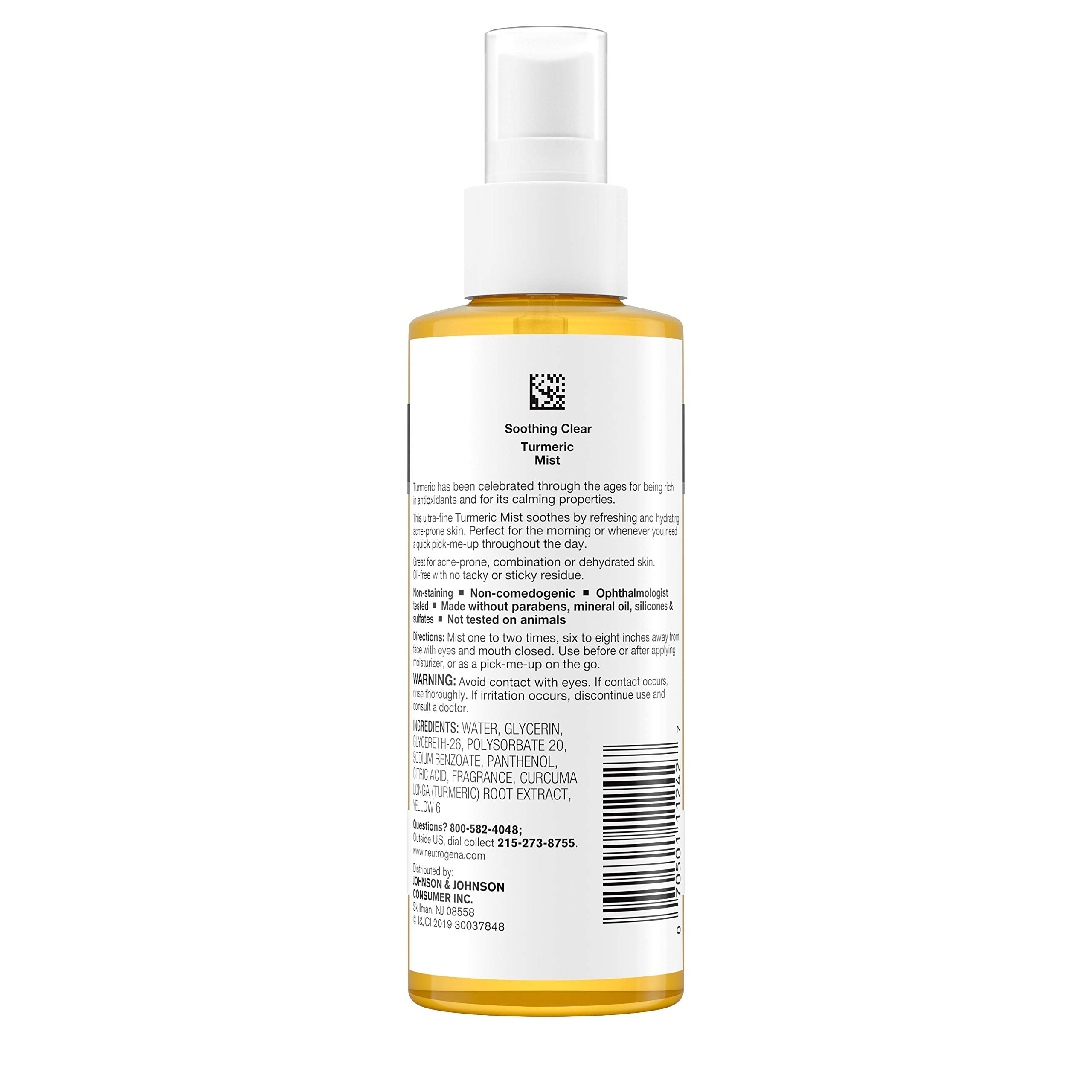 Neutrogena bottle in hand demonstrating travel-friendly 4.2 fl oz size
