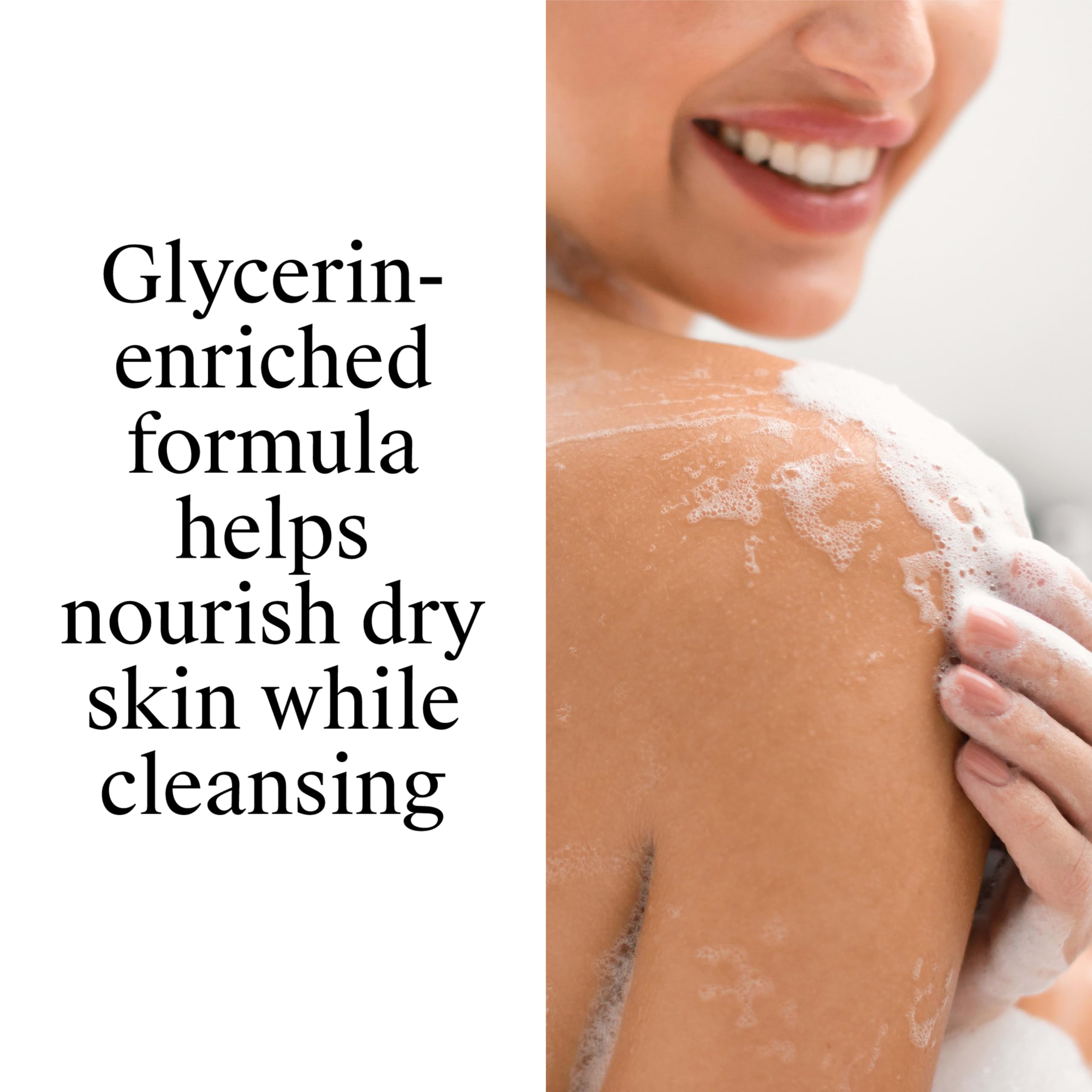 Neutrogena bottle label detail, clear ingredient visibility and trust
