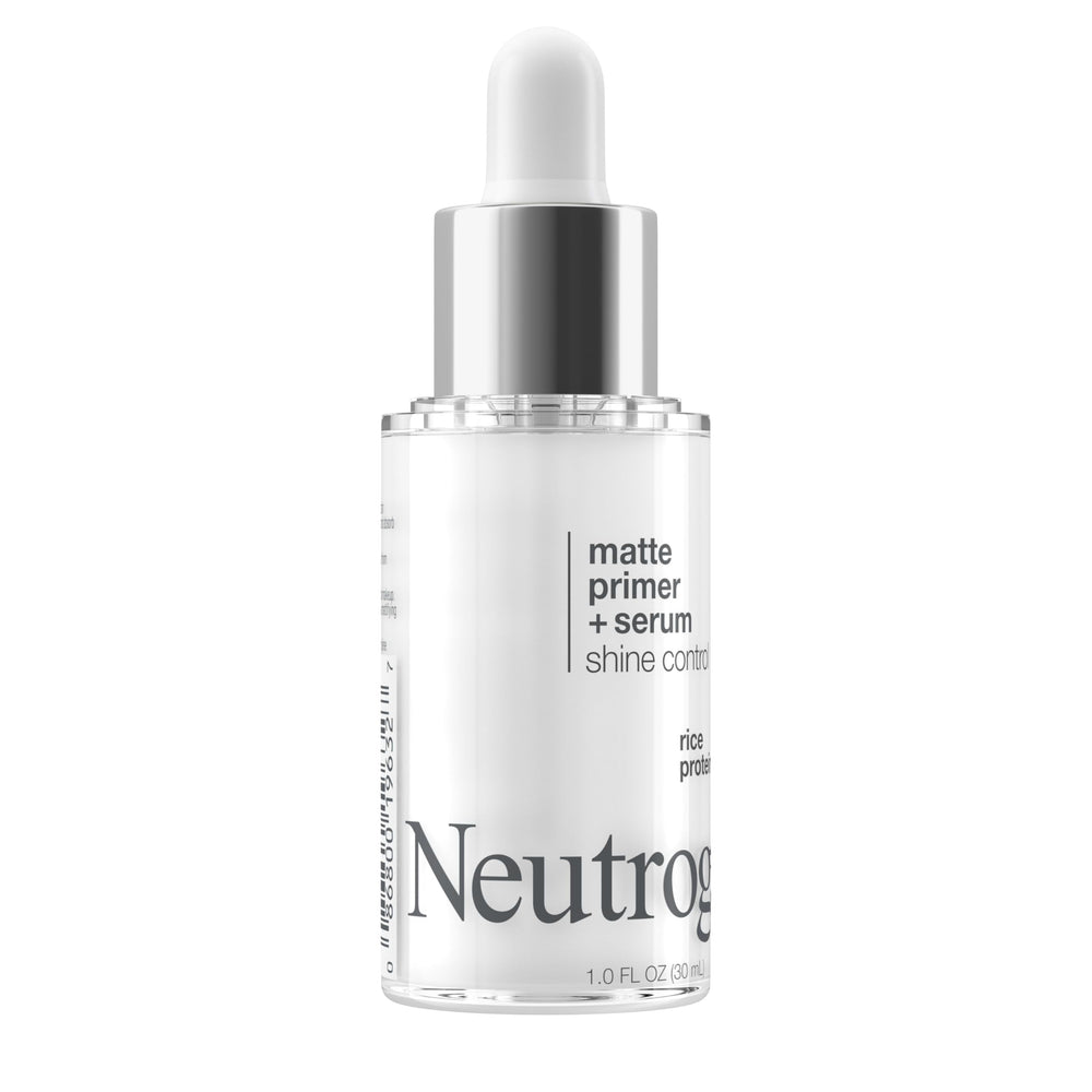 Neutrogena bottle in hand illustrating size and travel-friendly volume