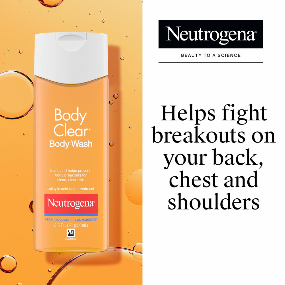 Neutrogena close-up lather texture, effective cleansing without dryness