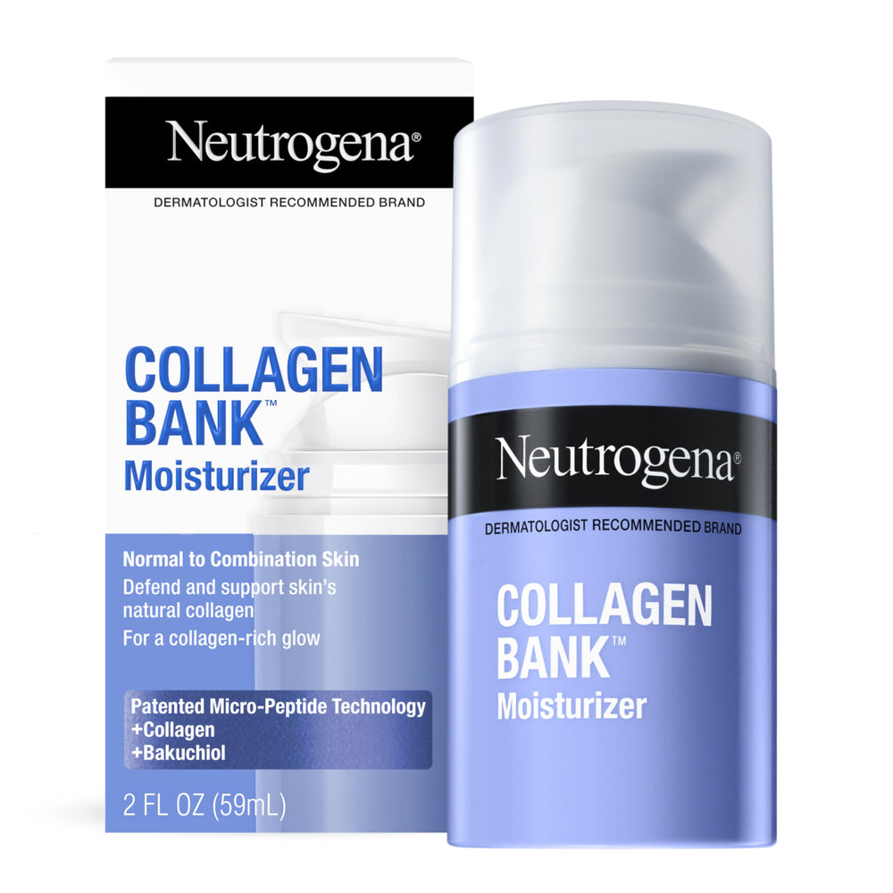 Neutrogena jar front packaging showing product and benefits