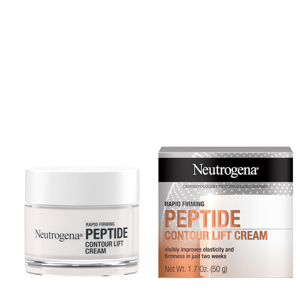 Neutrogena contour lift front packaging showing product and benefit of firming