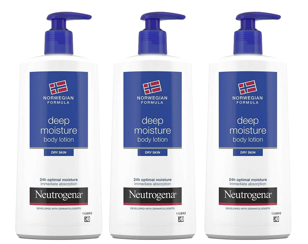 Neutrogena front bottle shot showing label and 24-hour hydration benefit