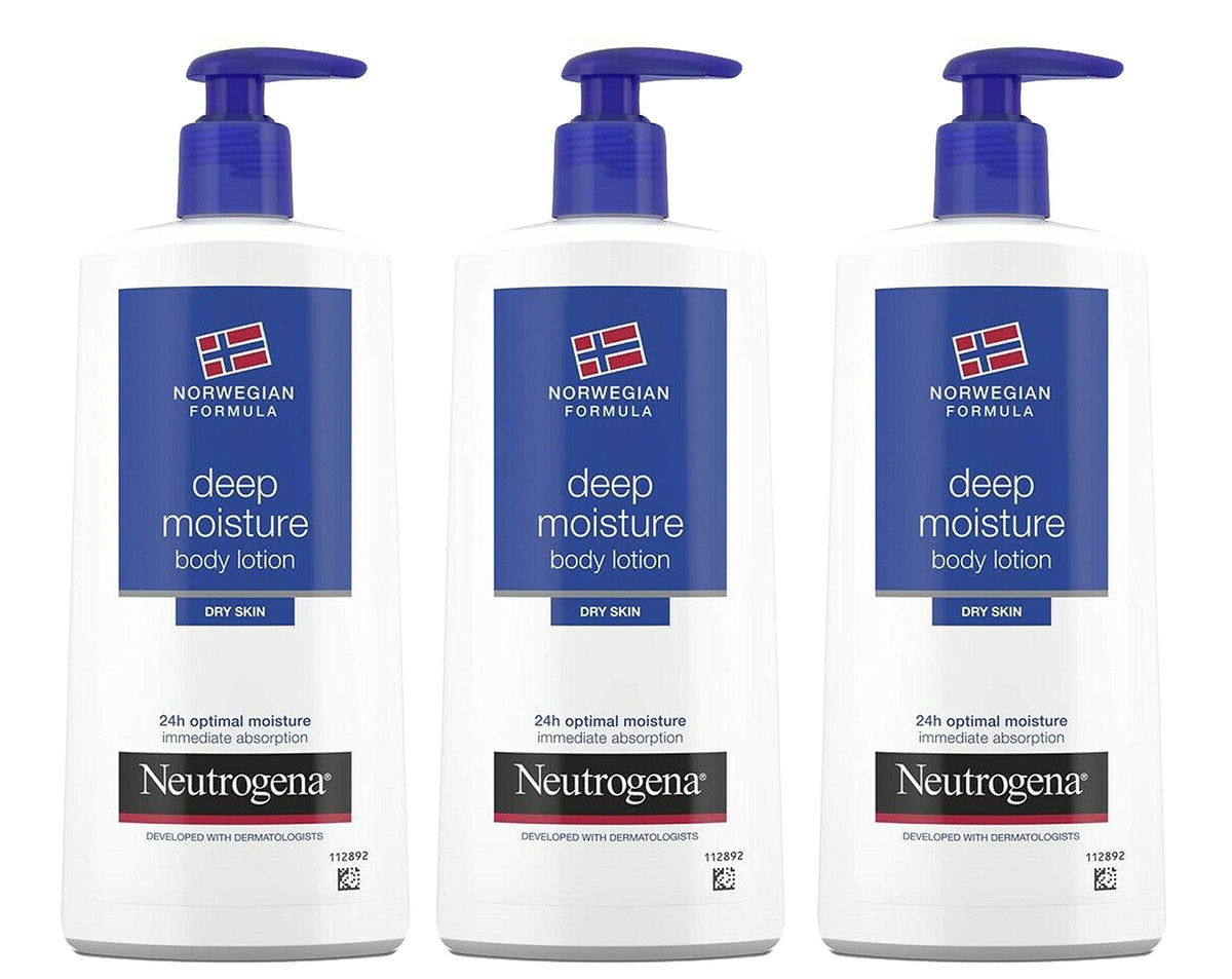 Neutrogena front bottle shot showing label and 24-hour hydration benefit