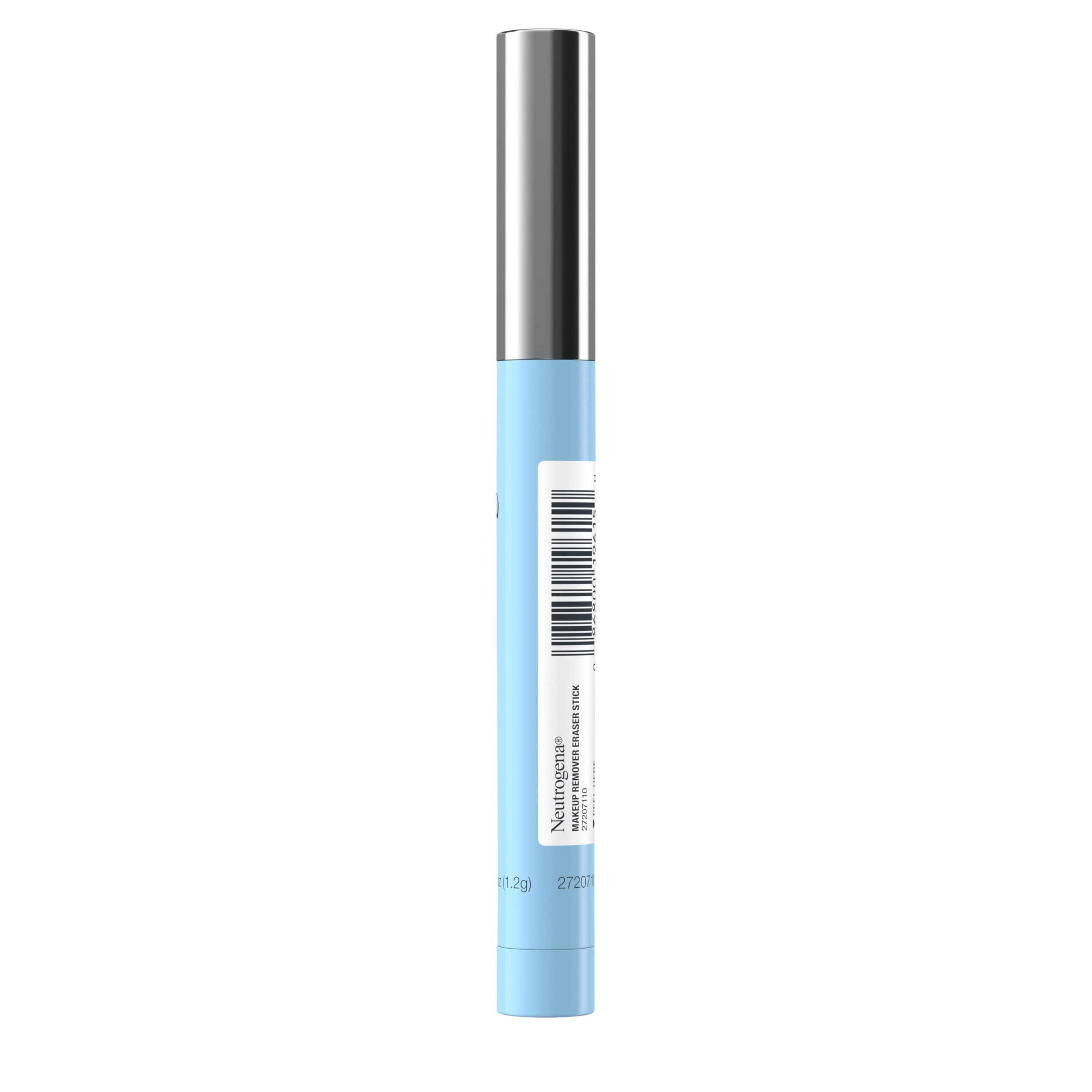 Neutrogena eraser stick inside a travel makeup bag showing on-the-go convenience