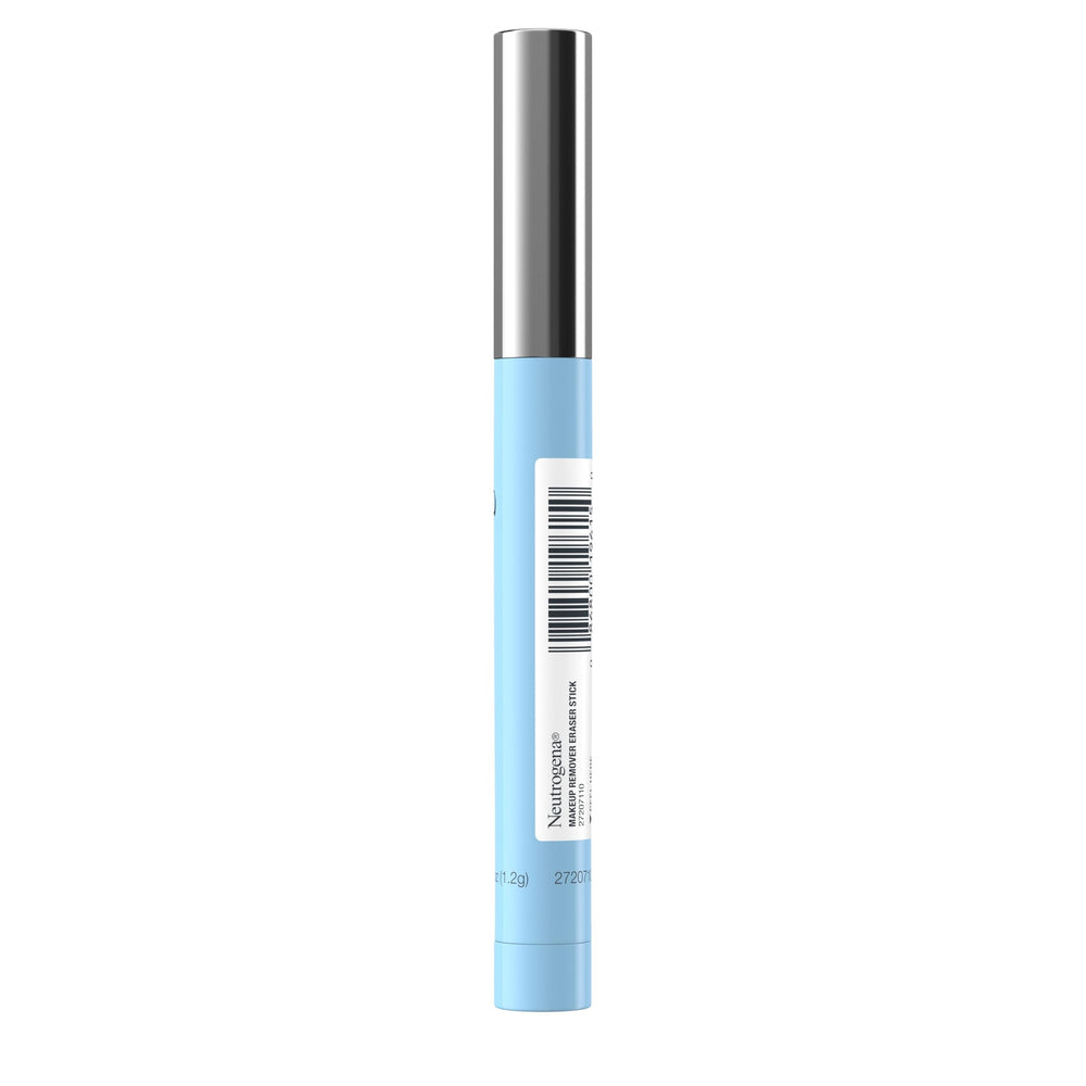 Neutrogena eraser stick inside a travel makeup bag showing on-the-go convenience