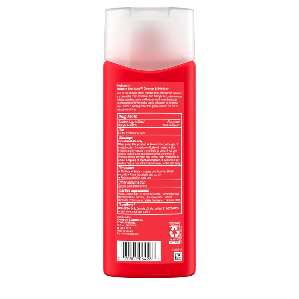 Neutrogena exfoliating particles closeup showing gentle PHA exfoliation benefit