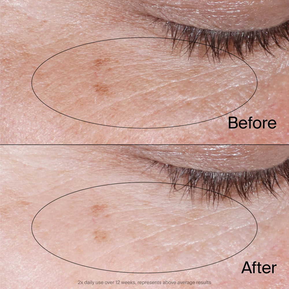 Neutrogena micro-peptide graphic close-up illustrating deeper skin support