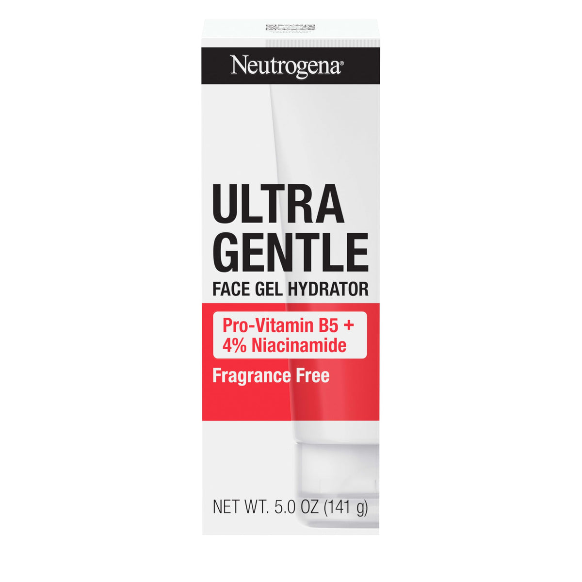 Neutrogena front packaging showing gentle gel hydrator benefits