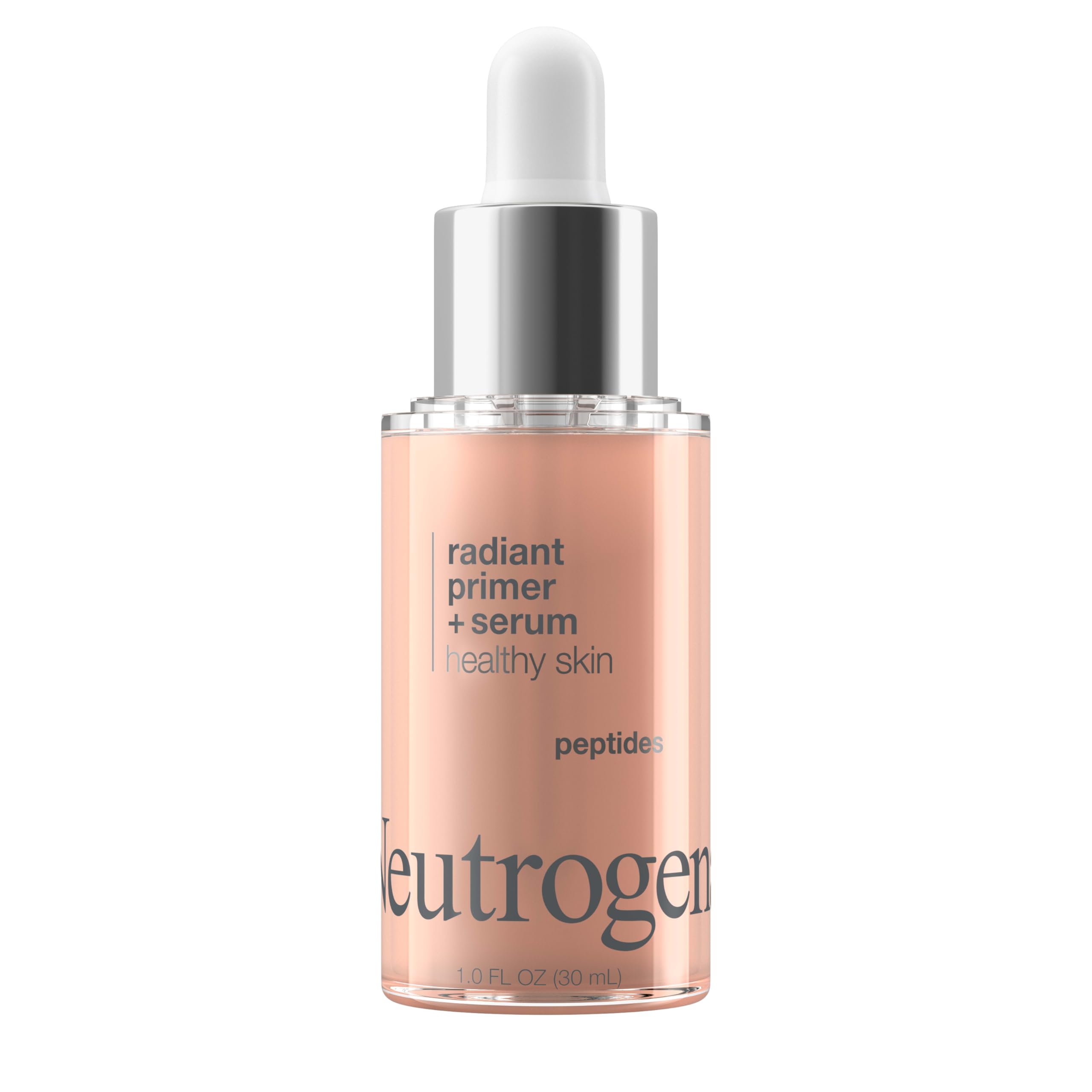 Neutrogena front packaging showing bottle and radiant finish benefits