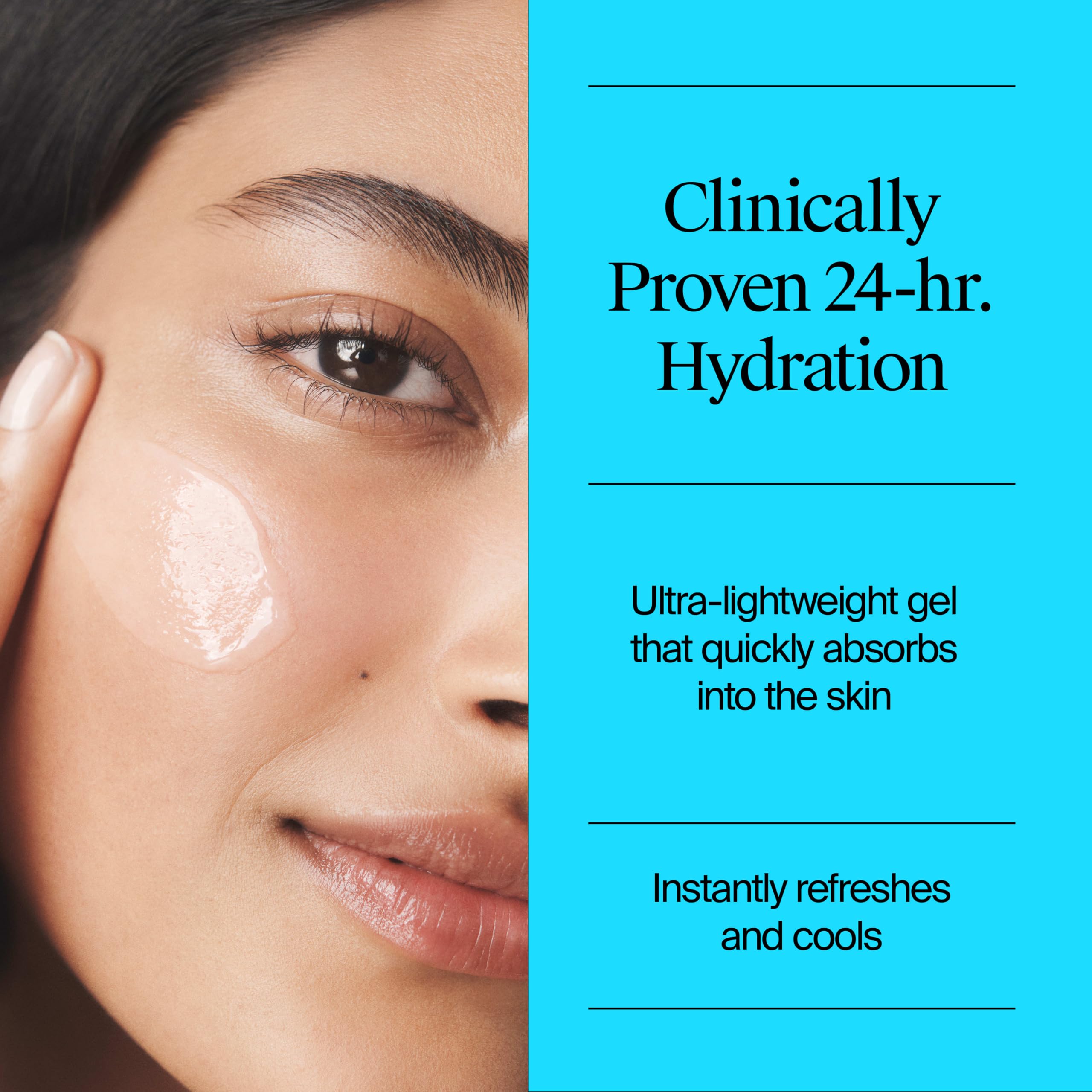 Neutrogena small trial cleanser bottle showing gentle cleansing benefit