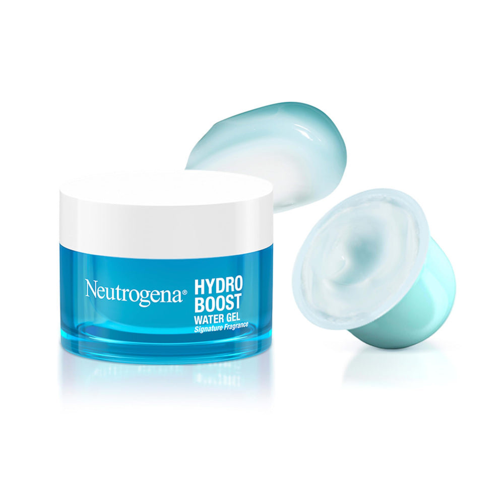 Neutrogena front jar showing product and label, highlights refillable design benefit