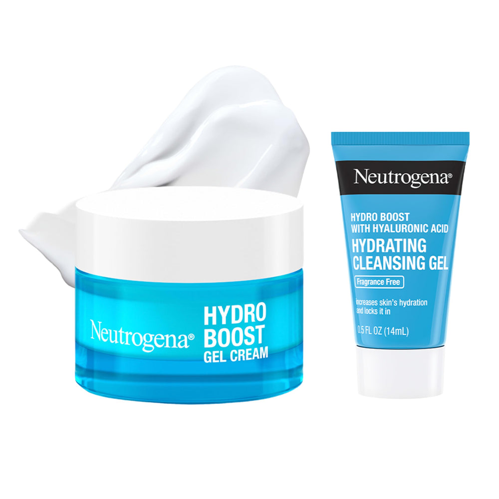 Neutrogena front packaging showing product duo and clear hydration benefits