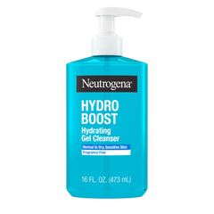 Neutrogena bottle front packaging showing label and size, clear benefit hydration