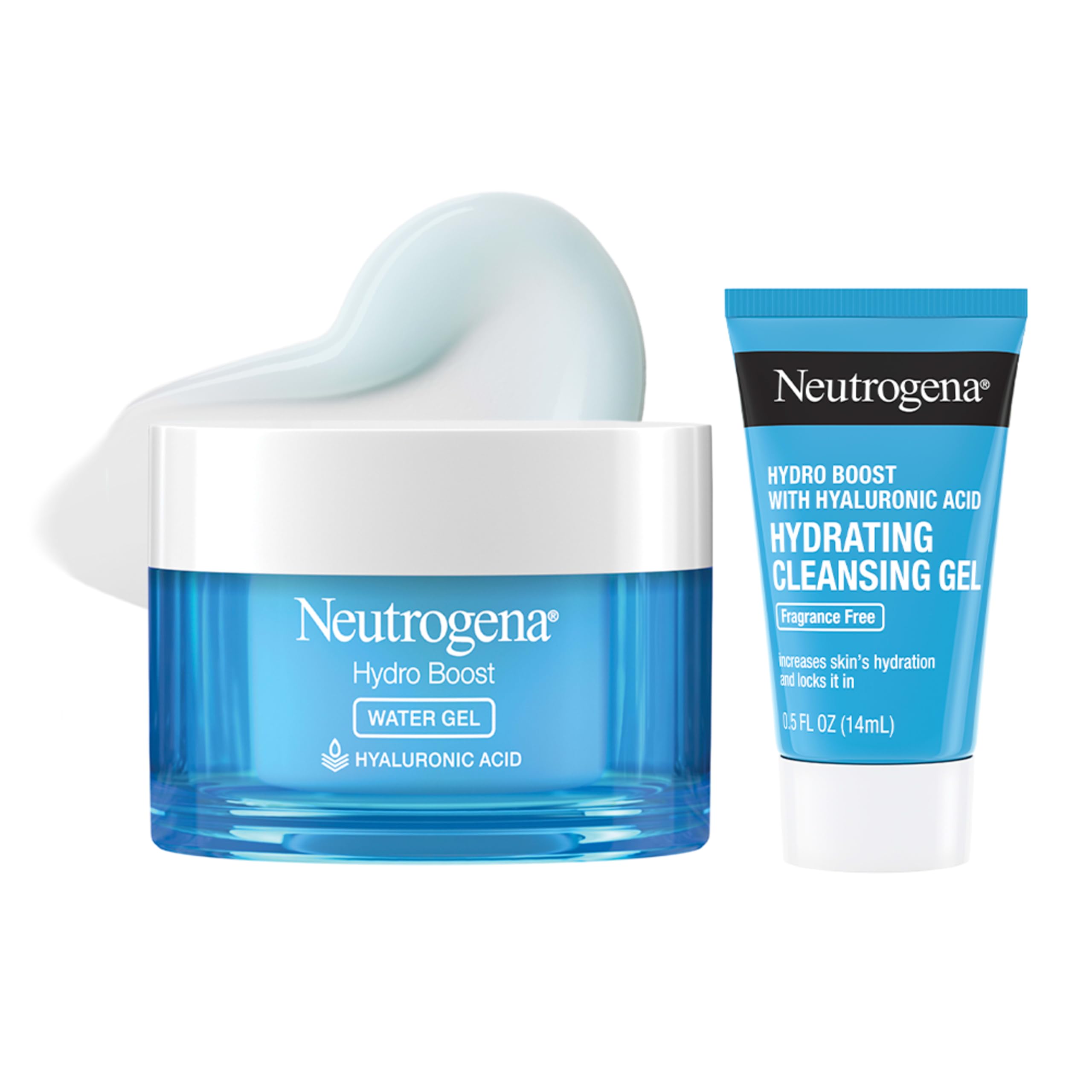 Neutrogena front view of moisturizer showing sleek packaging and quick hydration benefit