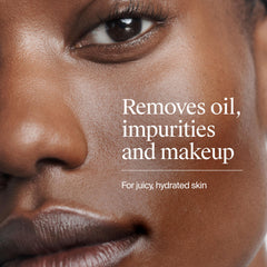 Neutrogena gel texture swatch highlighting hydrating, non-drying formula
