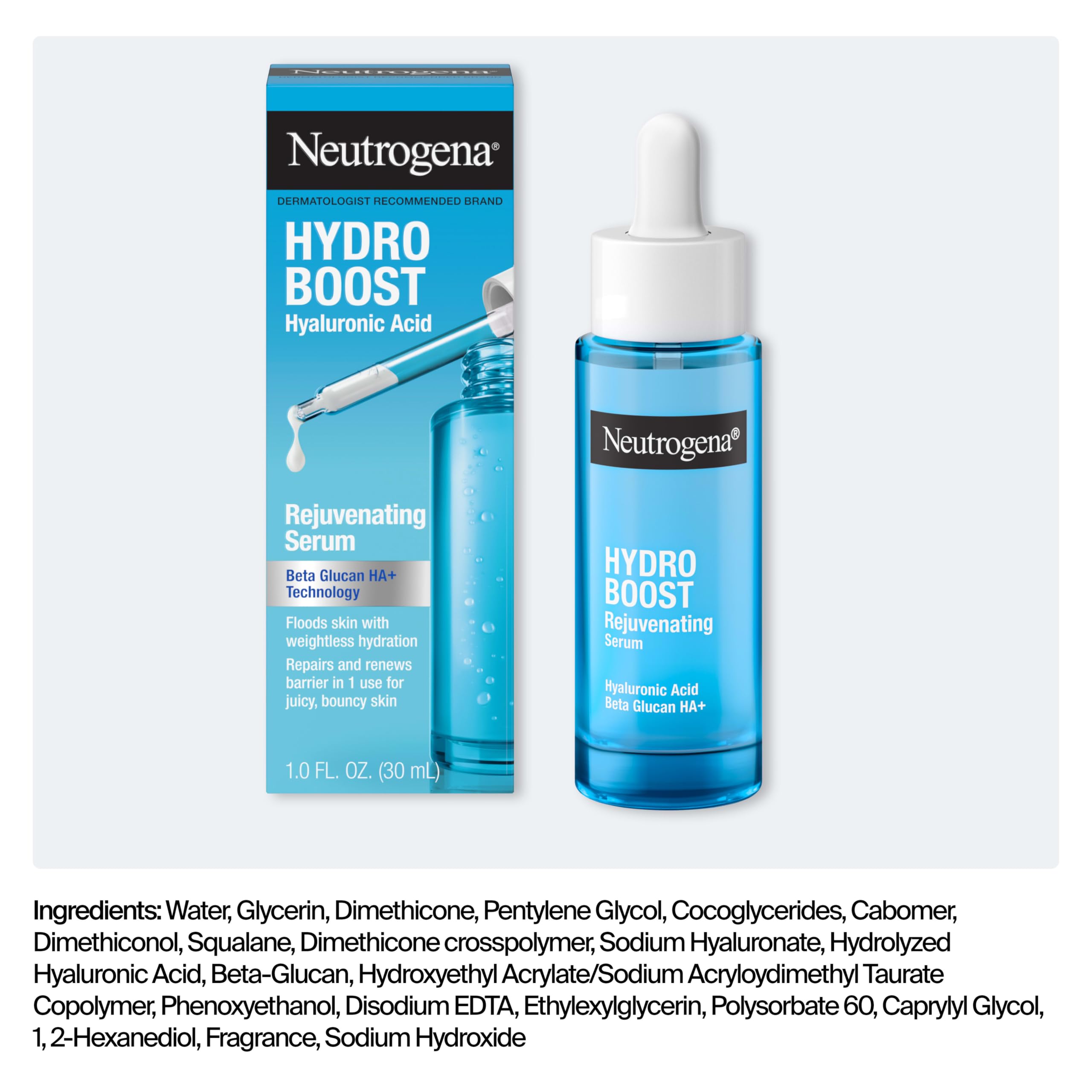 Neutrogena bottle on bathroom shelf lifestyle scene suggesting everyday use
