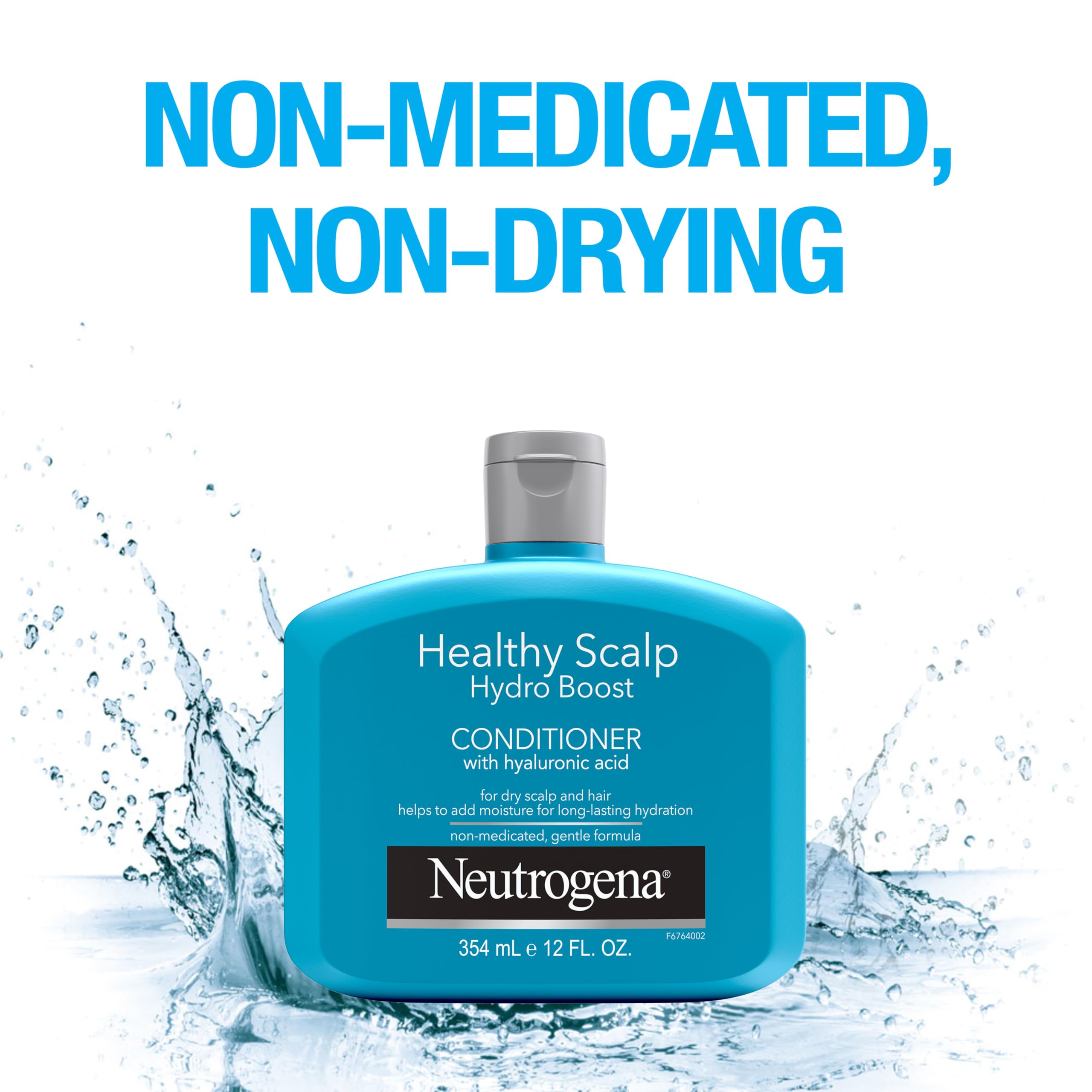 Neutrogena bottle dispensing gel texture illustrating hydrating, non-drying feel