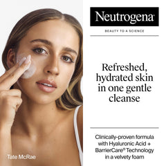 Neutrogena pump dispensing gel demonstrating easy application and control