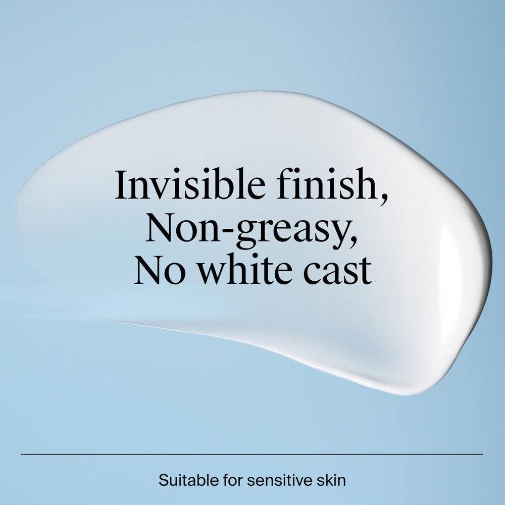 Neutrogena under makeup demo illustrating compatible, non-greasy layering