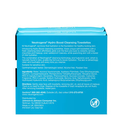 Neutrogena Hydro Boost wipe removing eye makeup demonstrating effective waterproof mascara removal