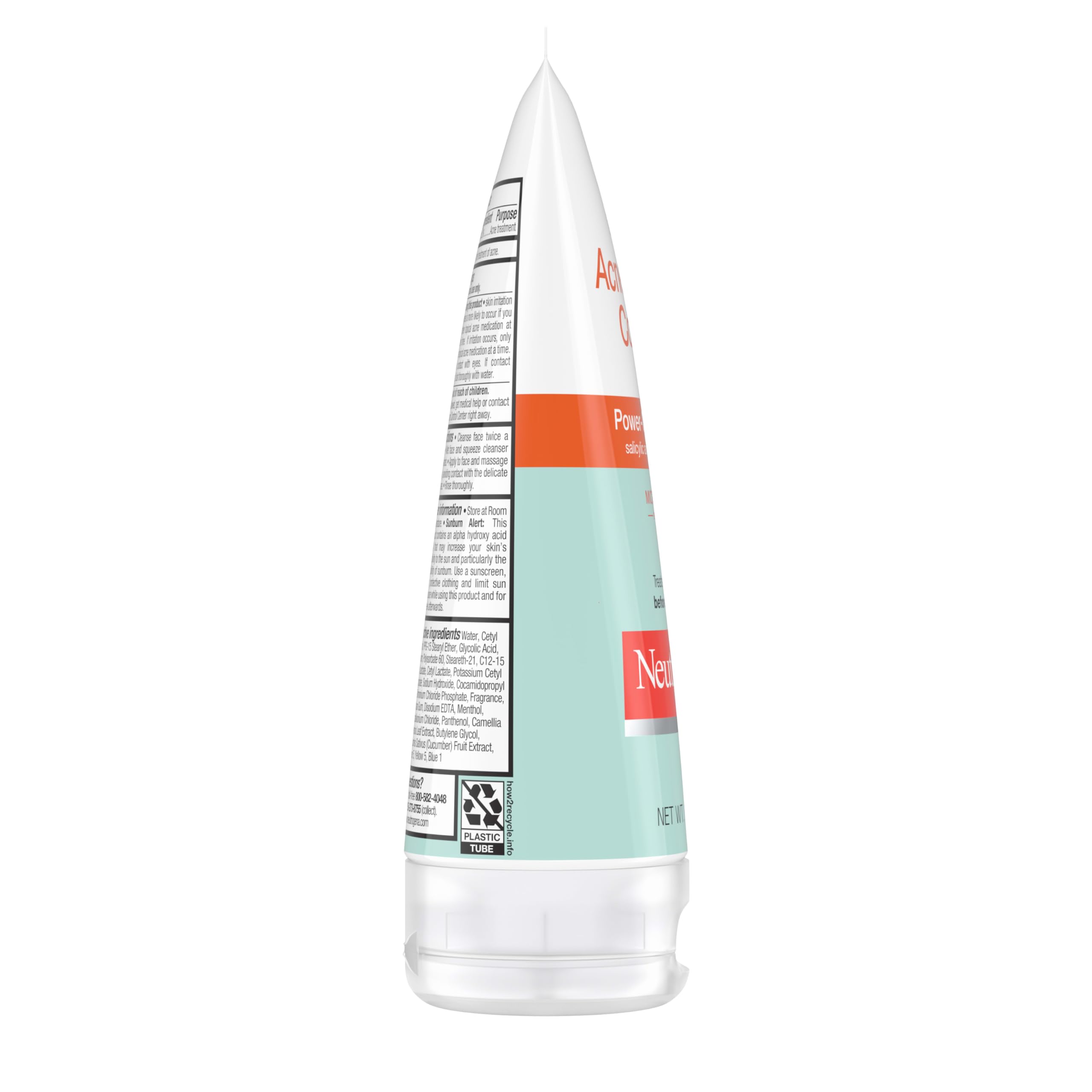 Neutrogena tube held in hand to show size and portability benefit