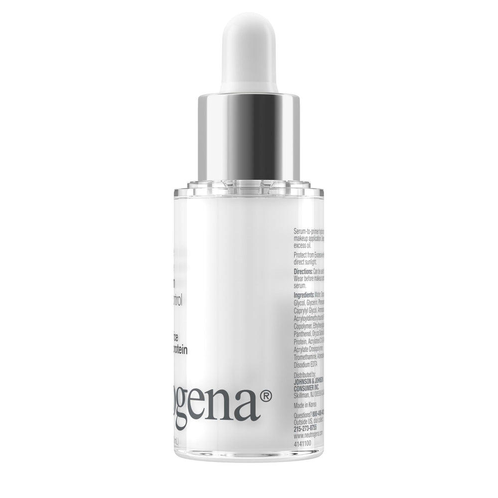 Neutrogena rice protein ingredient visual emphasizing oil-absorbing benefit