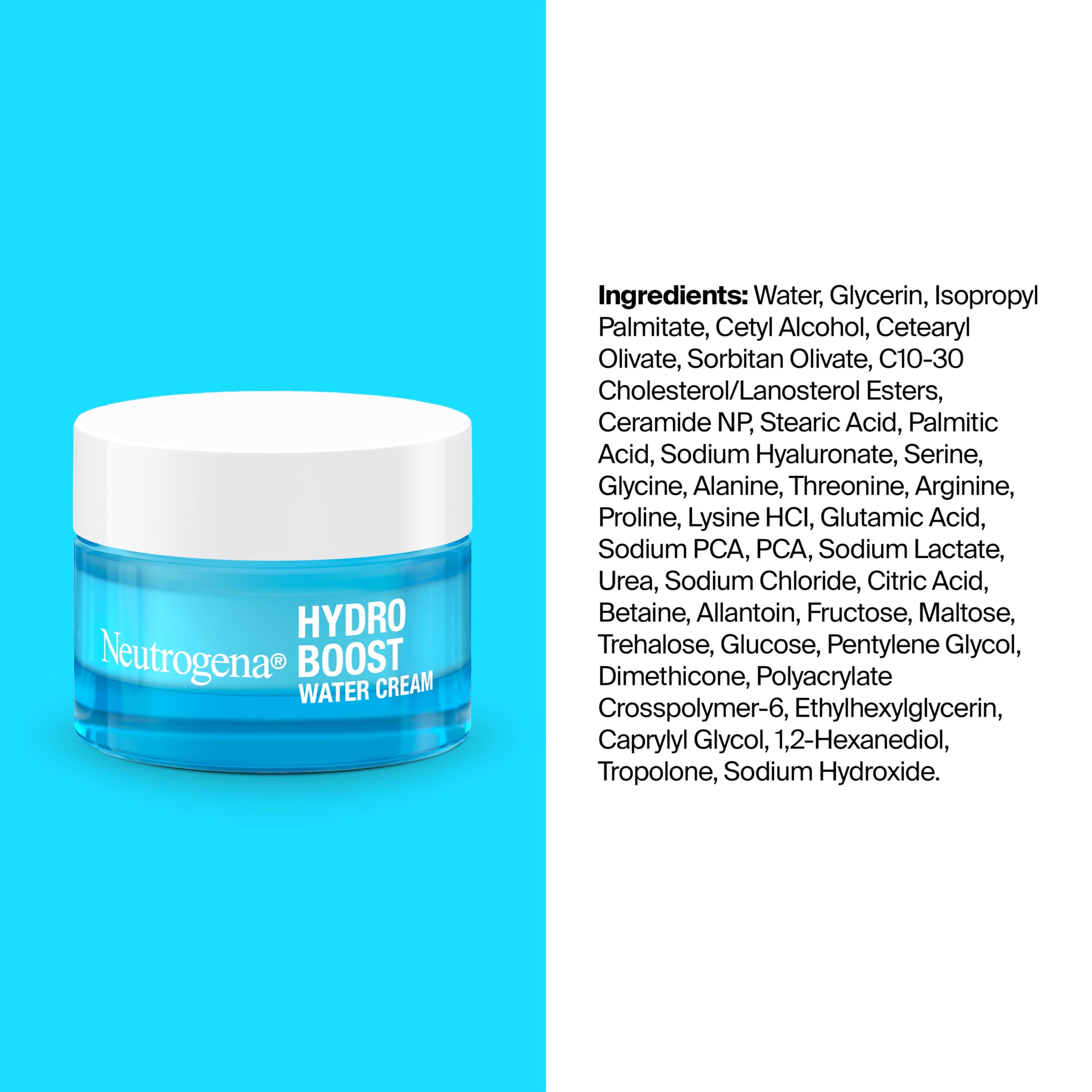 Neutrogena product label closeup emphasizing fragrance-free and non-comedogenic benefit