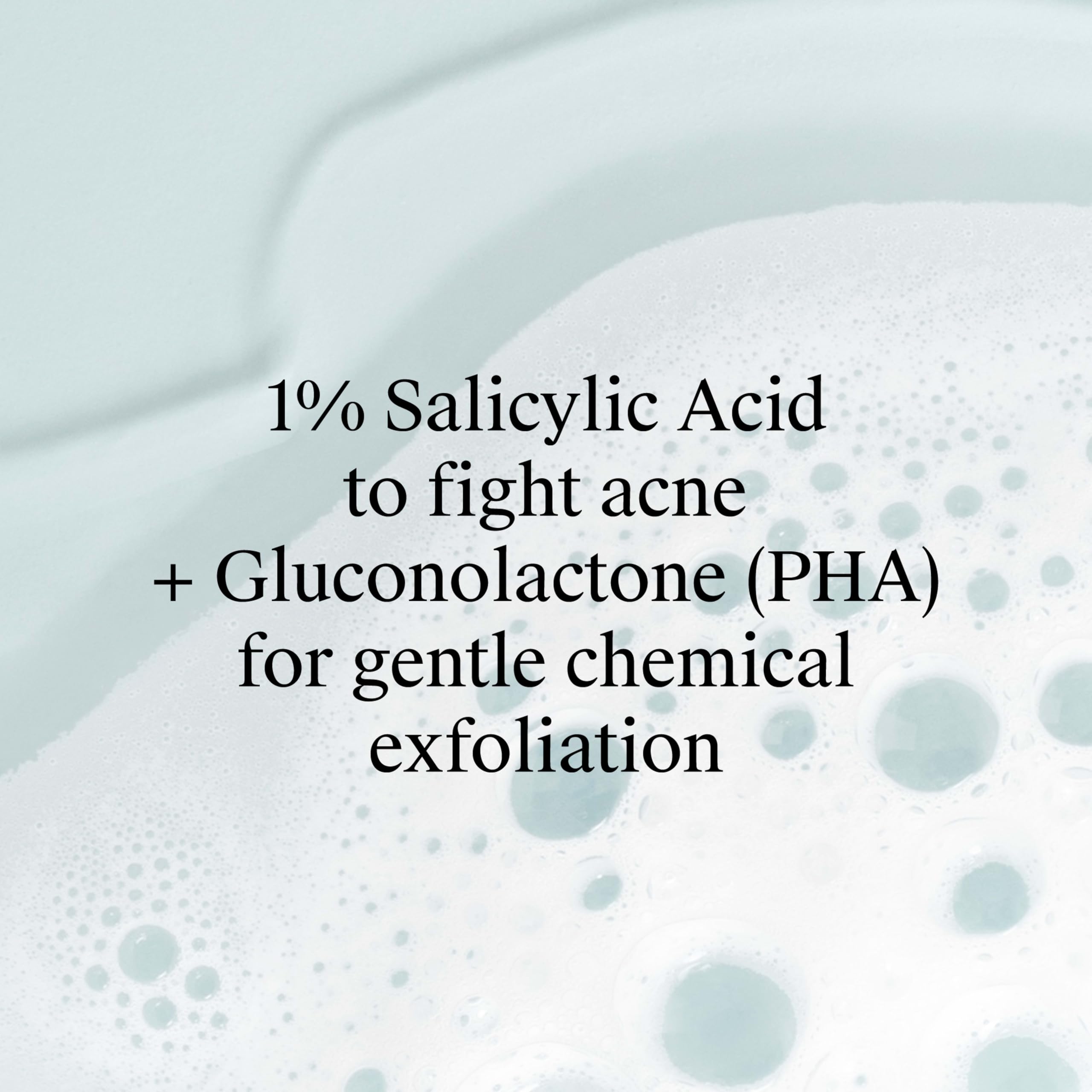 Neutrogena label ingredients highlighting salicylic acid and PHA benefits