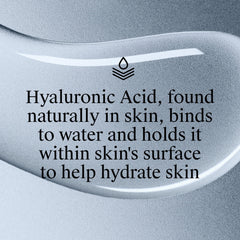 Neutrogena concept image of hyaluronic acid droplets highlighting moisture retention
