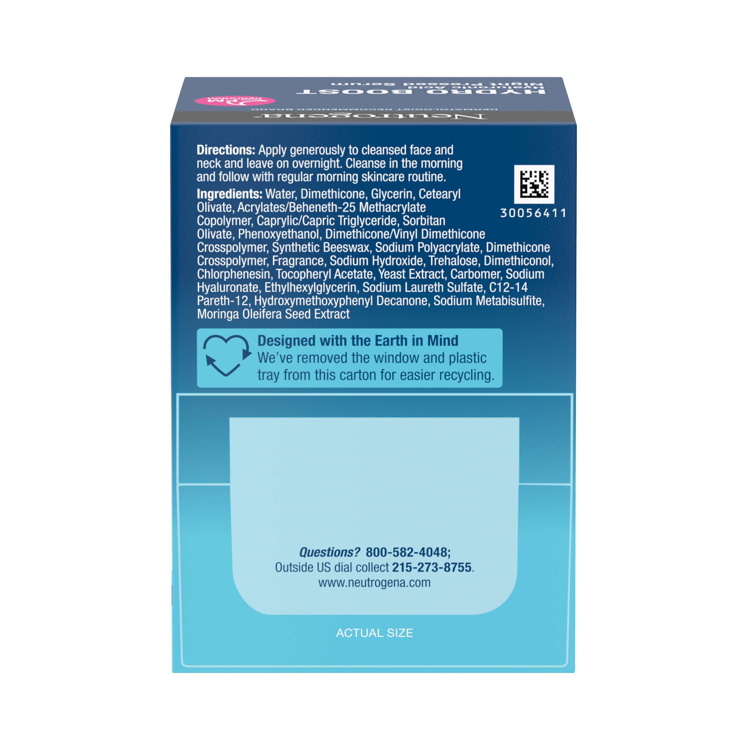Neutrogena lifestyle image of person sleeping showing morning-refresh hydration results