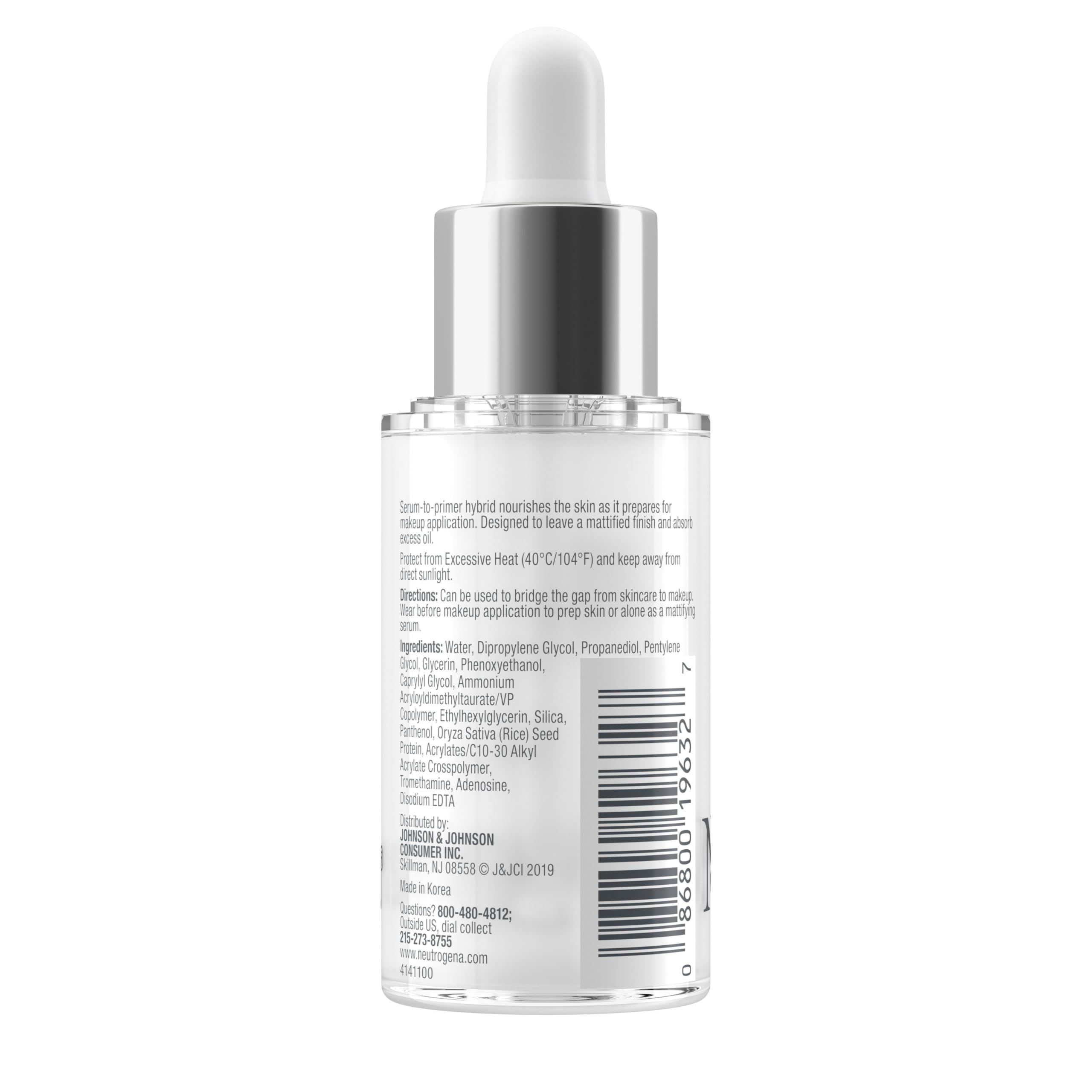 Neutrogena open cap and neck detail showing secure packaging finish