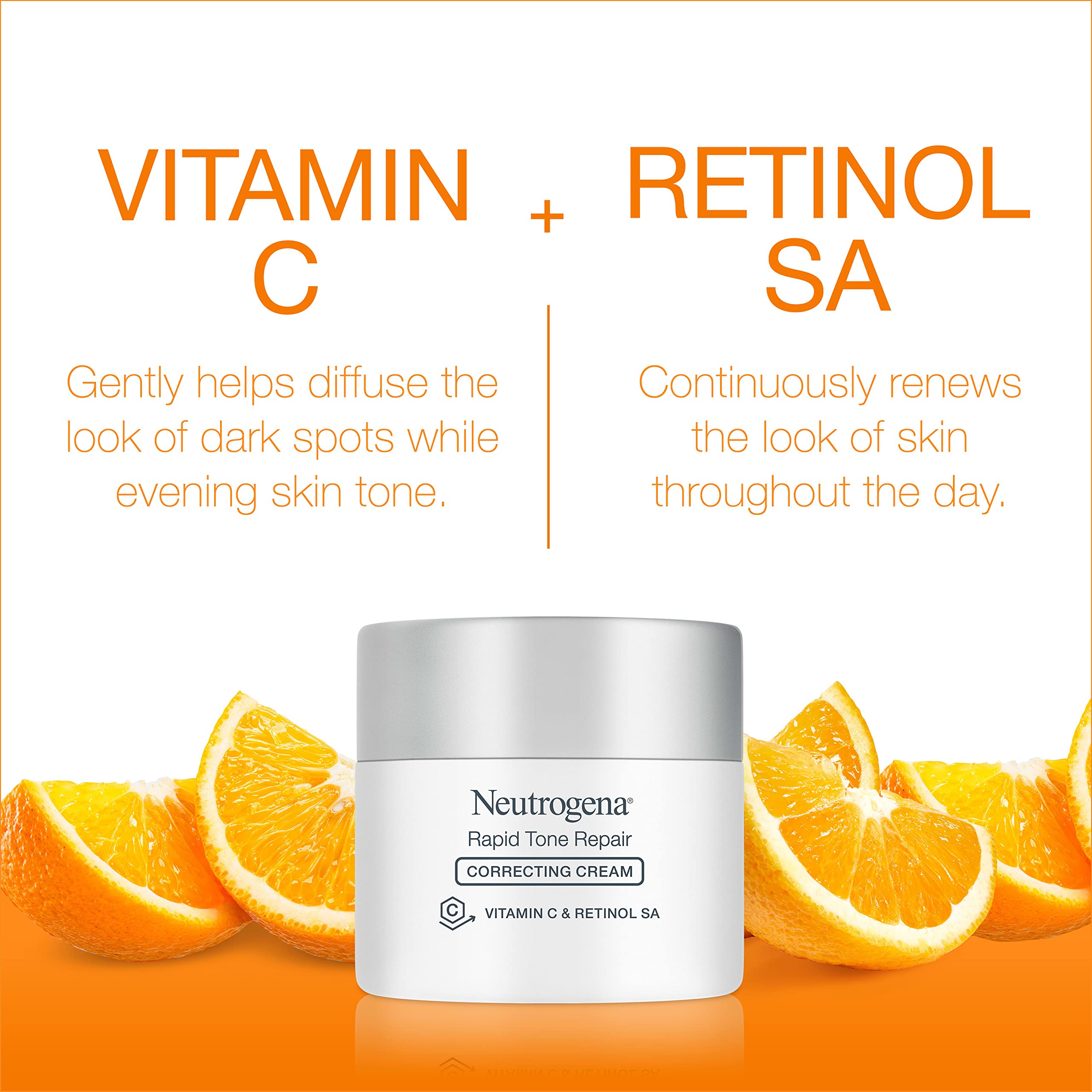 Open jar of Neutrogena cream showing rich consistency and hydrating finish benefit