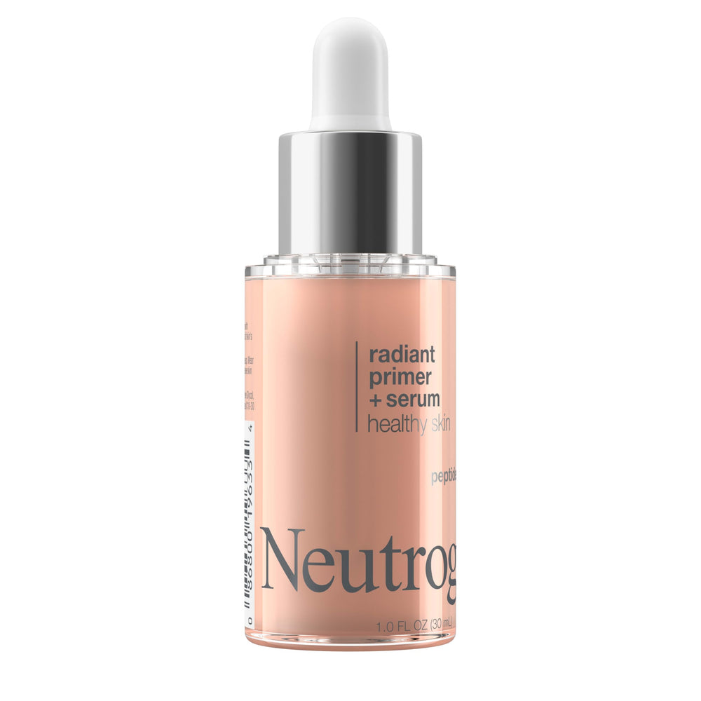 Neutrogena pump dispense close-up highlighting easy application benefit