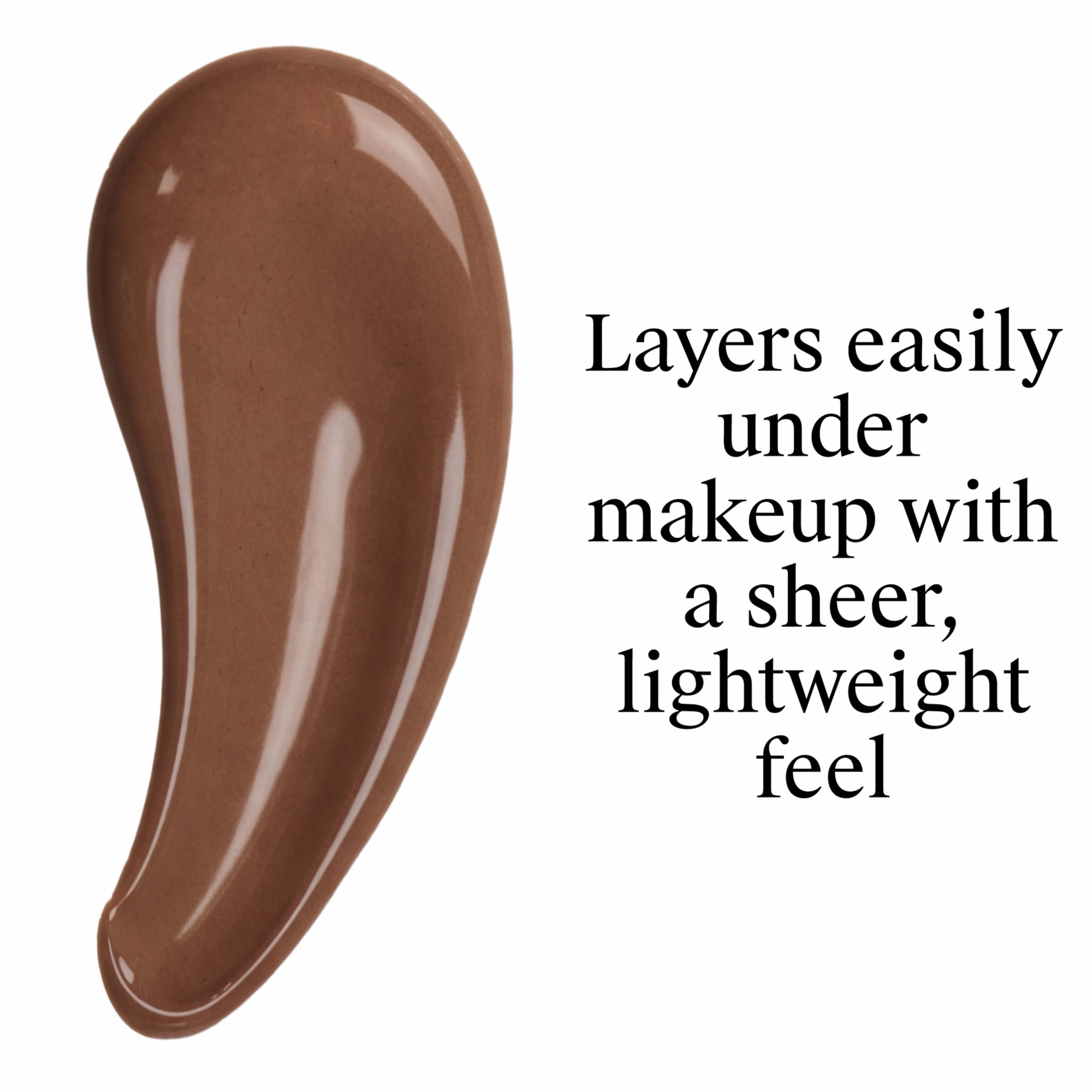 Neutrogena Purescreen applied on skin demonstrating dewy natural coverage