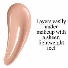 Neutrogena application on hand demonstrating lightweight, breathable finish