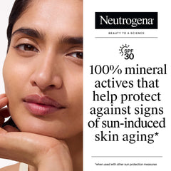 Neutrogena close-up of silky tinted texture showcasing blendable coverage