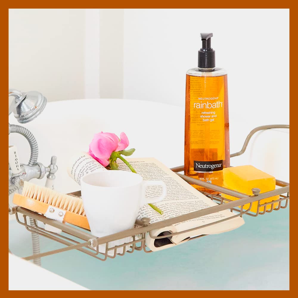 Neutrogena Rainbath label detail highlighting scent blend and product information