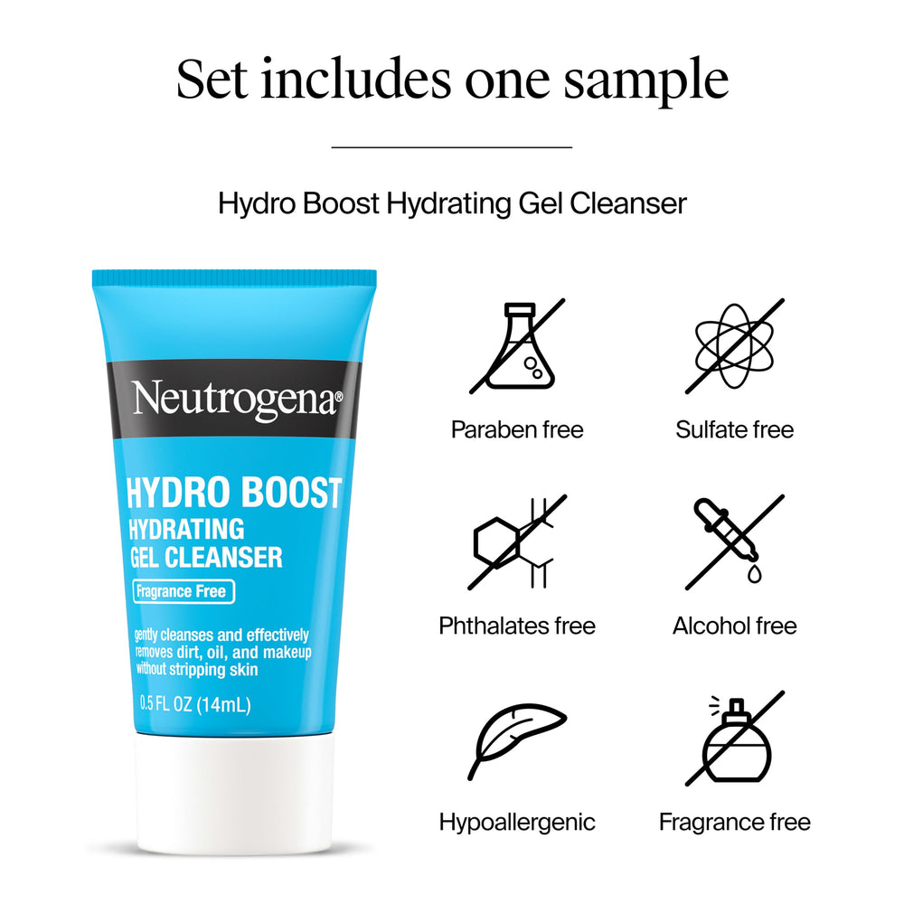 Neutrogena product next to ruler to illustrate jar and sample size