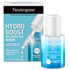Neutrogena front packaging showing 1 fl oz bottle and clear label, highlights easy storage