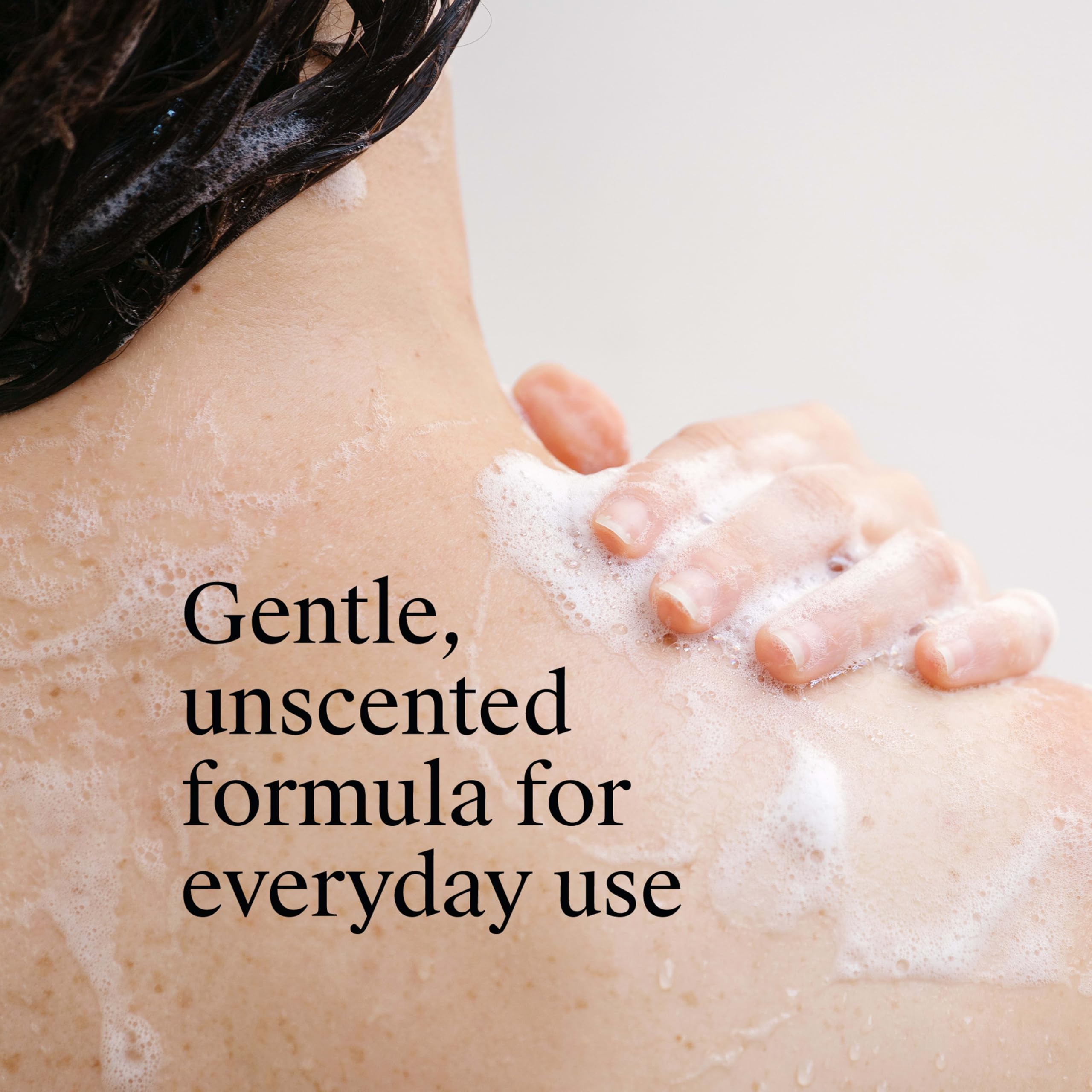 Neutrogena shower scene showing product in use to control body breakouts