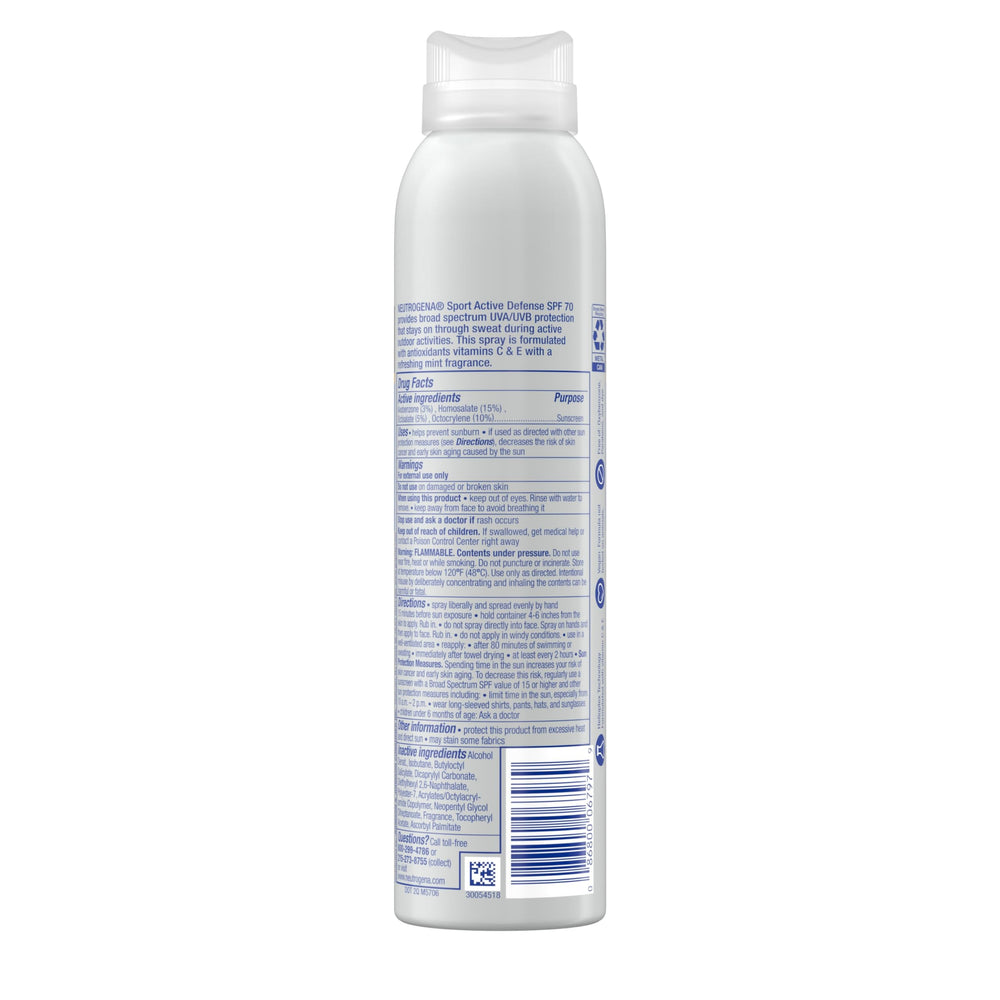 Neutrogena in a beach backpack lifestyle shot showing convenience for outdoor days