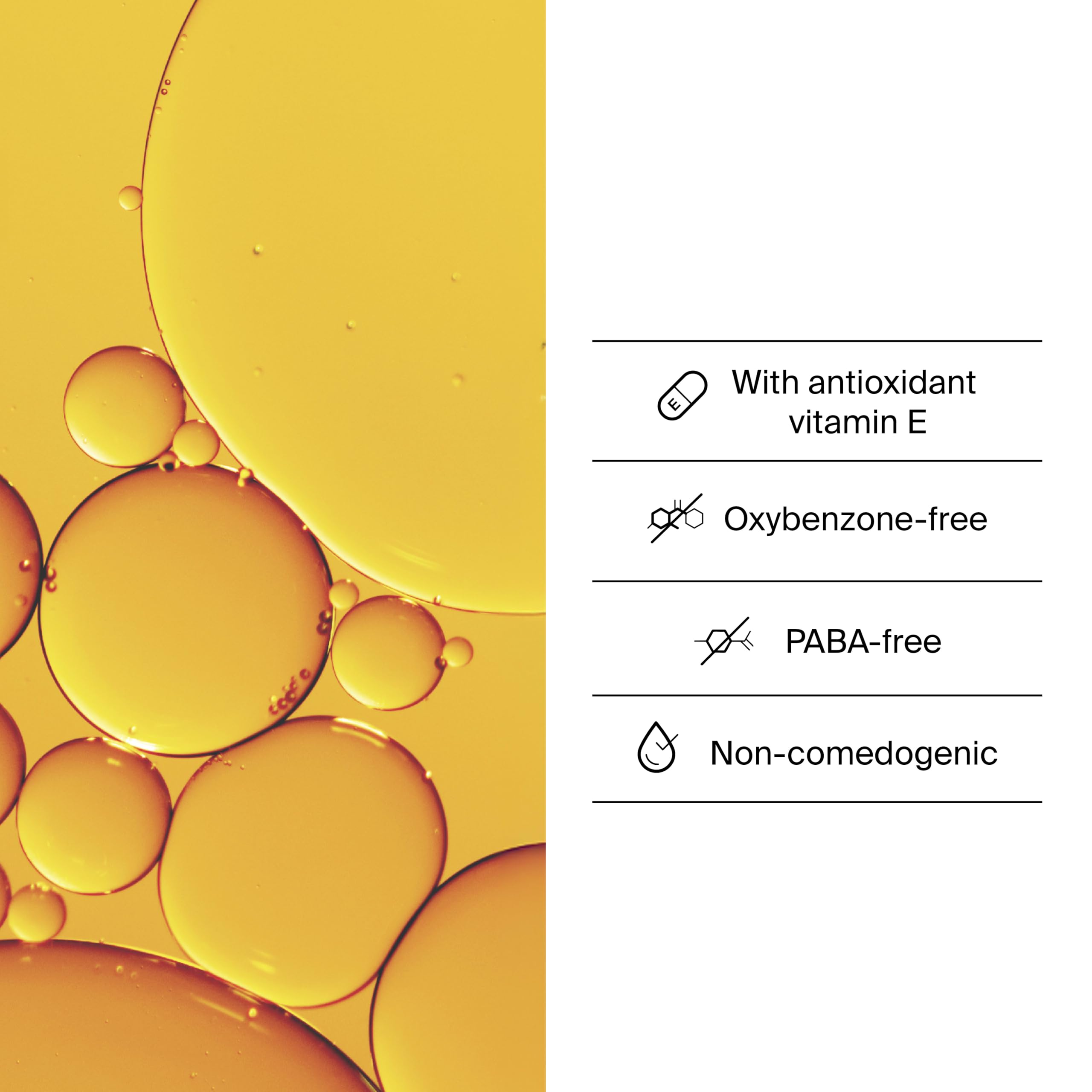 Neutrogena applied to face demonstrating non-greasy finish