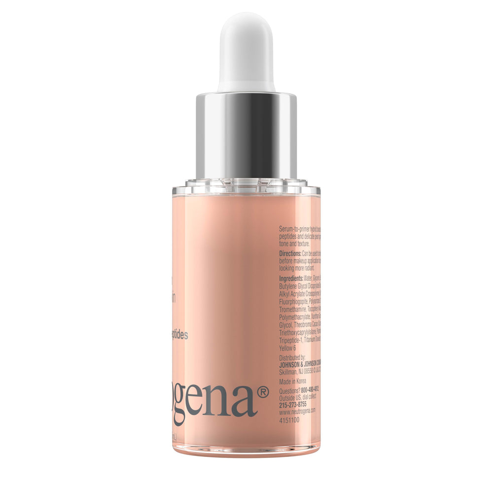 Neutrogena texture on hand demonstrating lightweight spreadable formula benefit