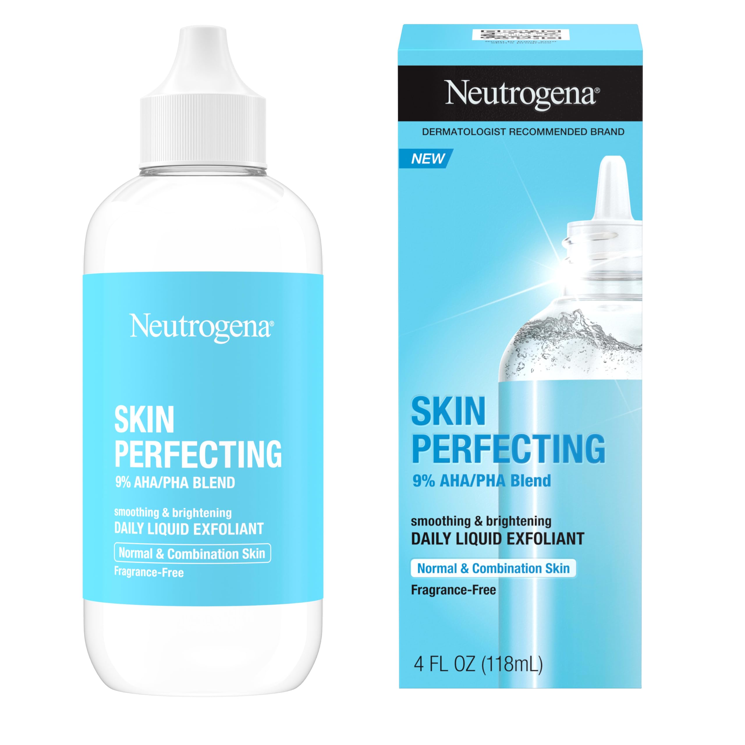 Neutrogena texture close-up on skin demonstrating lightweight absorbent feel
