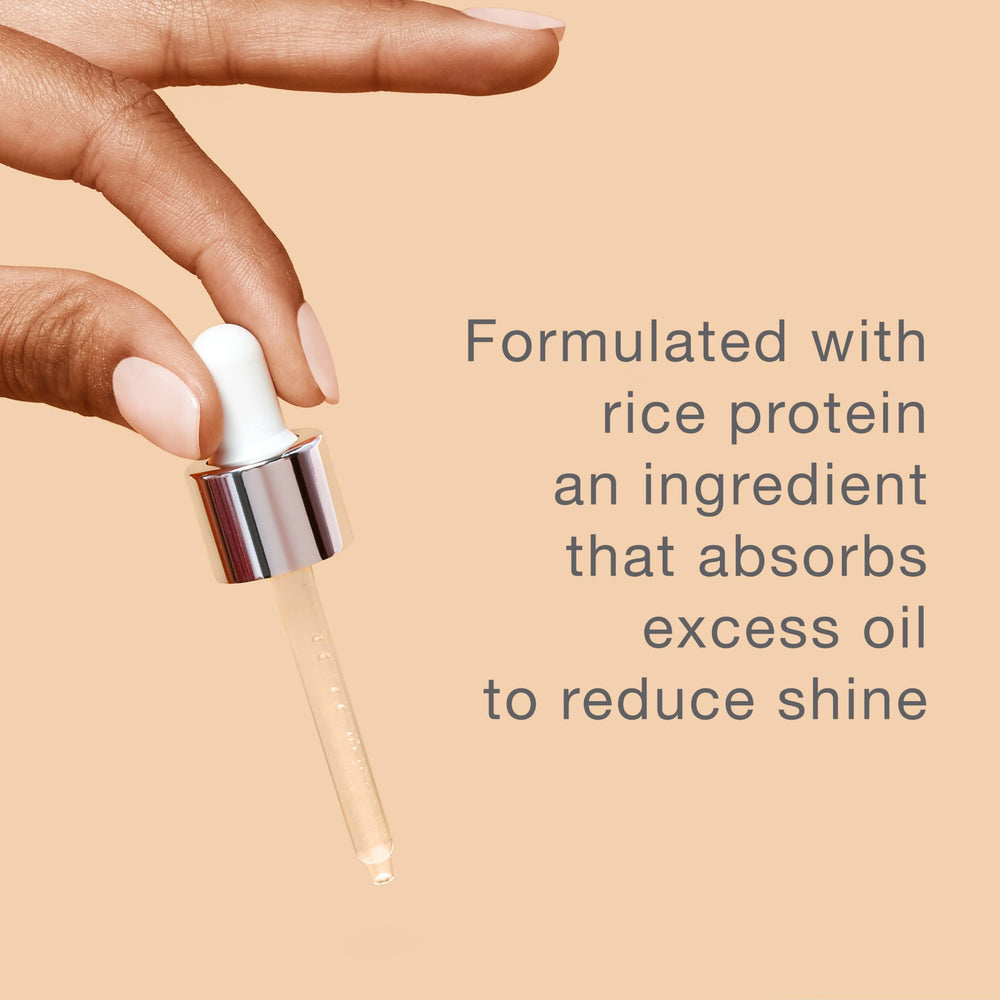 Neutrogena serum texture close-up highlighting lightweight spreadability