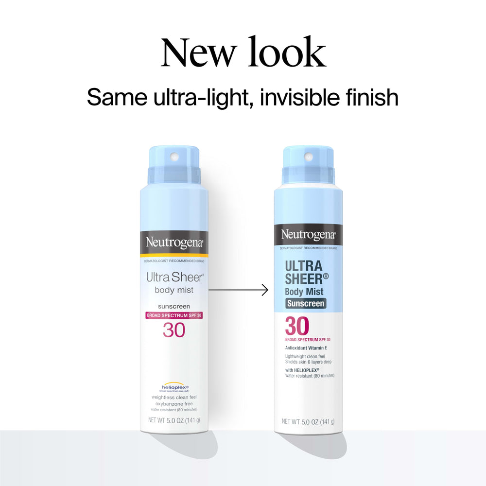 Neutrogena back label close-up showing ingredients and directions