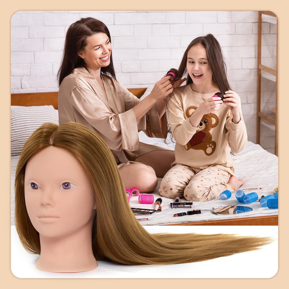 Neverland mannequin in salon training scene supporting student learning benefit